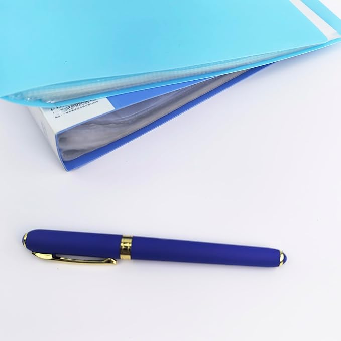 Fengtaiyuan B10P18Pro, Gel Ink Rollerball Pens, Blue Ink, Bold Point 1.0mm, Writting Pens, Smooth, 18 Pack (Blue-1.0mm)