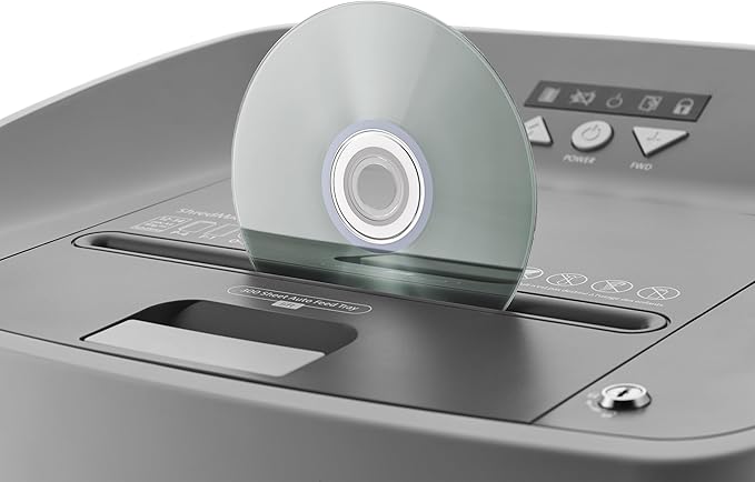 Dahle ShredMATIC SM 300 Auto-Feed Paper Shredder, Cross Cut, 300 Sheet Bin, German Engineered, Jam Protection, Oil Free, SmartPower, P-4 Security, Shreds CDs/Staples/Paper Clips/Credit Cards