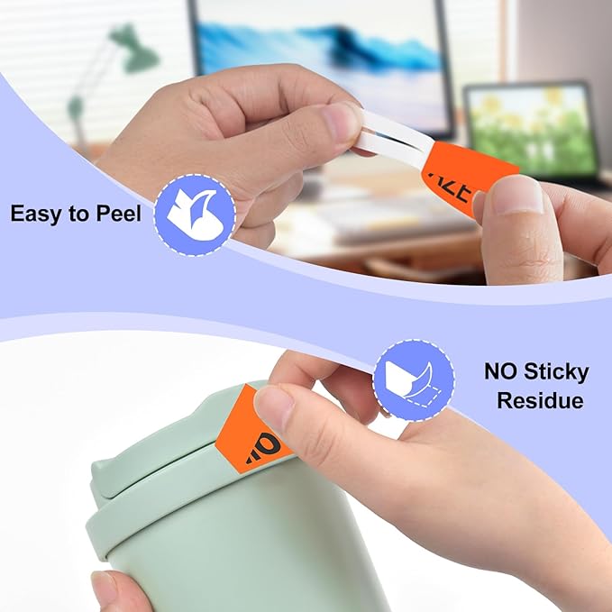 2 Pack Compatible for Brother Ptouch TZe-B31 TZ-B31 Laminated Label Maker Tape 12mm 0.47 Black on Fluorescent Orange Tape for PT-D200 PT-D210 PTH100 PT-D400