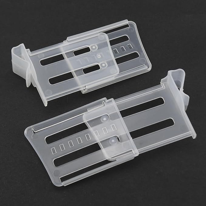 12PCS Adjustable Fridge Side Door Divider Kitchen Fridge Shelves Polypropylene Sorting Divider for Sorting Drawer and Storage Box