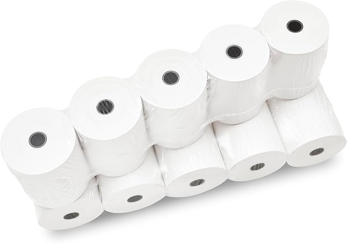 (25 Rolls) 3 1/8 x 230 Thermal Paper (80mm x 70m) 48 GSM Thickness Tape For Square POS System, Register Thermal Receipt Paper Rolls for TM-T88III TM-T88IV TM-T88V TSP100 CT-S300 CT-S2000 M129B M129C