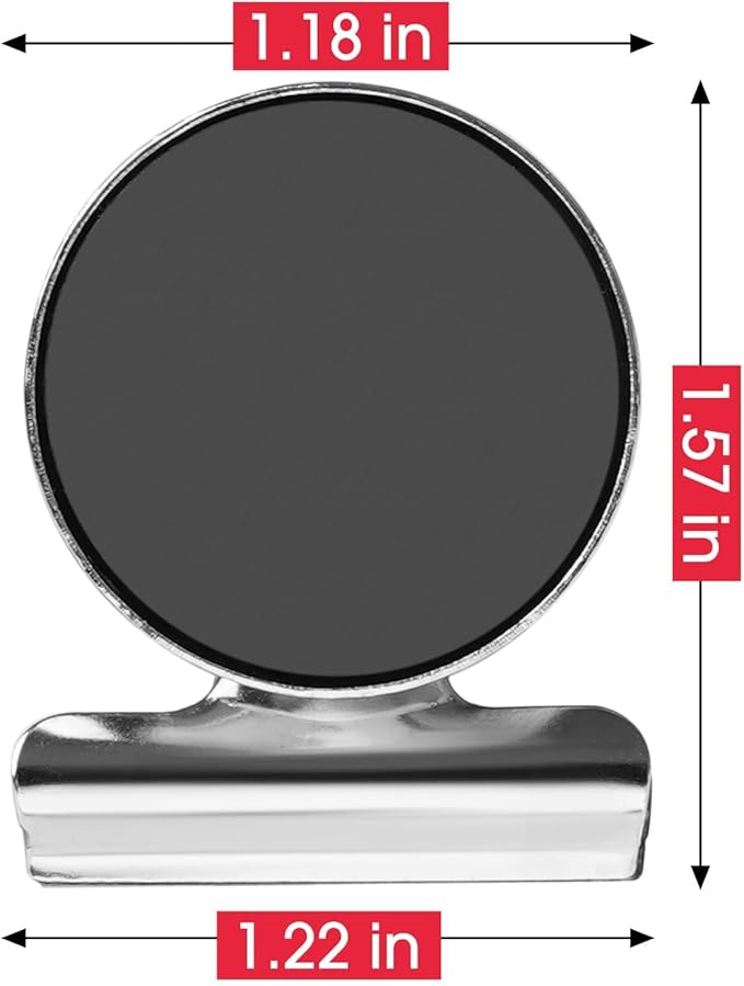 VNDUEEY 12 Pack Fridge Magnet Refrigerator Magnets, Strong Magnetic Clips, Magnet Clips for Whiteboard, Locker, Photo Displays, Kitchen, Office Organizing Decorating