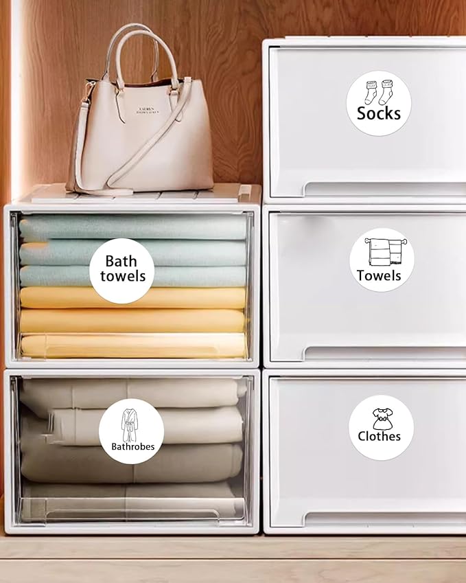 2 inch Round Thermal Labels, Thermal Printer Labels Sticker use for Barcode, Shipping, Customized, Circle Direct Thermal Stickers 600 PCS/1 Roll, White