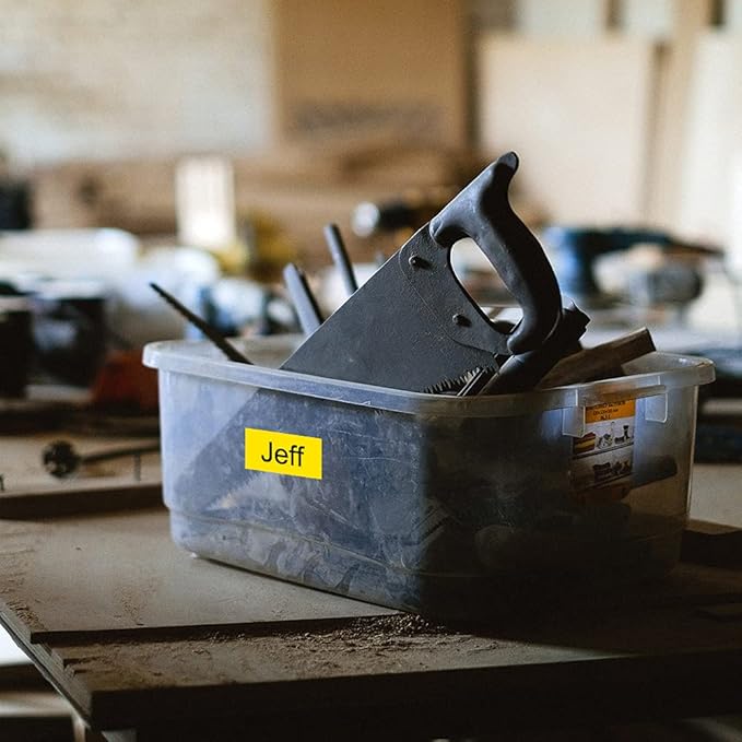 Label KINGDOM TZe-651 24mm Yellow Label Tape Replacement for Brother P-Touch TZ-651 1 Inch Black on Yellow TZ Tape 24mm 0.94 Laminated Yellow Compatible with Brother PTD600 PTD610AD PTP710BT, 3-Pack