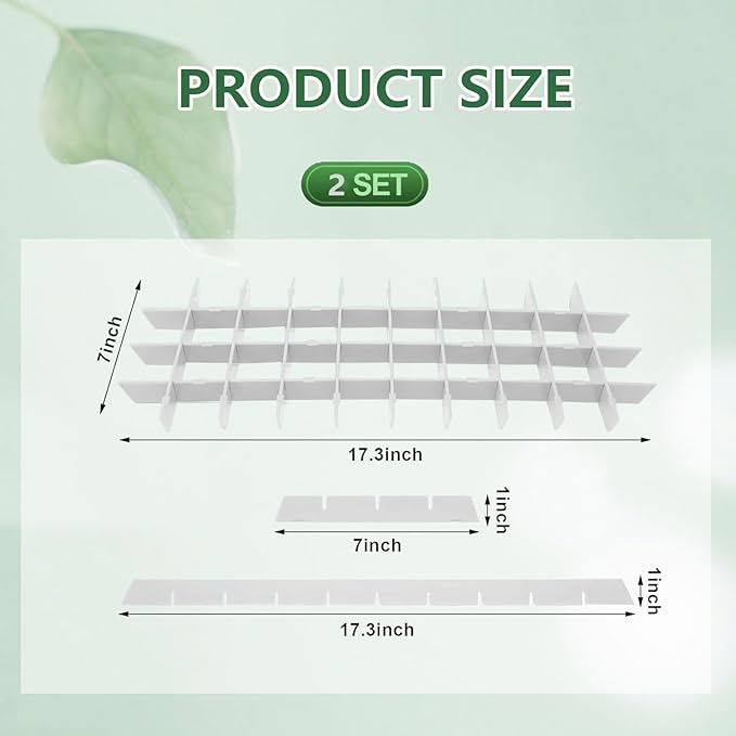 2 Sets Freeze Dryer Tray Dividers Medium, Freeze Dryer Accessories for Harvest Right, Non-Stick Dividers for Fruits, Vegetables, Meals (White)