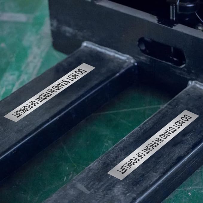 Label KINGDOM TZe-S951 24mm Silver Extra Strength Adhesive Tape Replacement for Brother TZeS951 Black on Silver TZe Tape 24mm 0.94 Strong Adhesive for PTD600 PTP710BT PT2730, 3-Pack