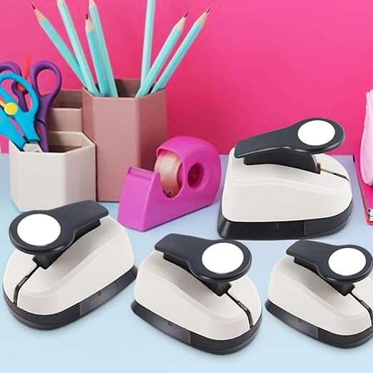 5 Circle Hole Punch, Circle Paper Punch, CirclePunches for Paper Crafts, Large Hole Puncher, Different Size of Scrapbooking Punches, Round Punch Shape for Scrapbook Card Making