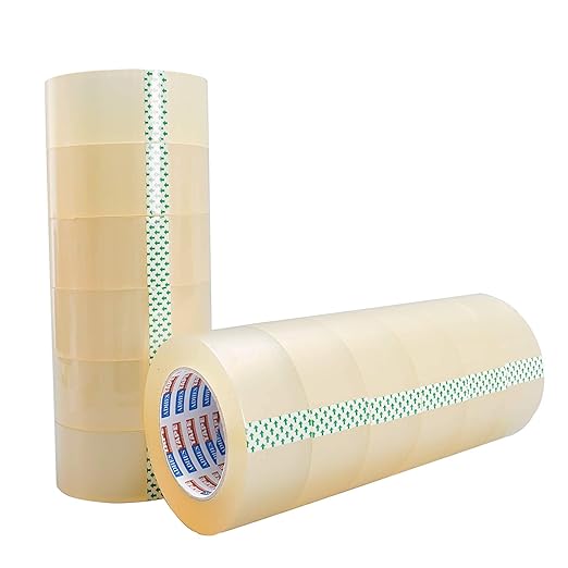 ADHES Packing Tape Shipping Tape Packaging Tape for Moving Boxes,1.88 Inch x 100 Yards x 2.7 Mil, 60 Rolls