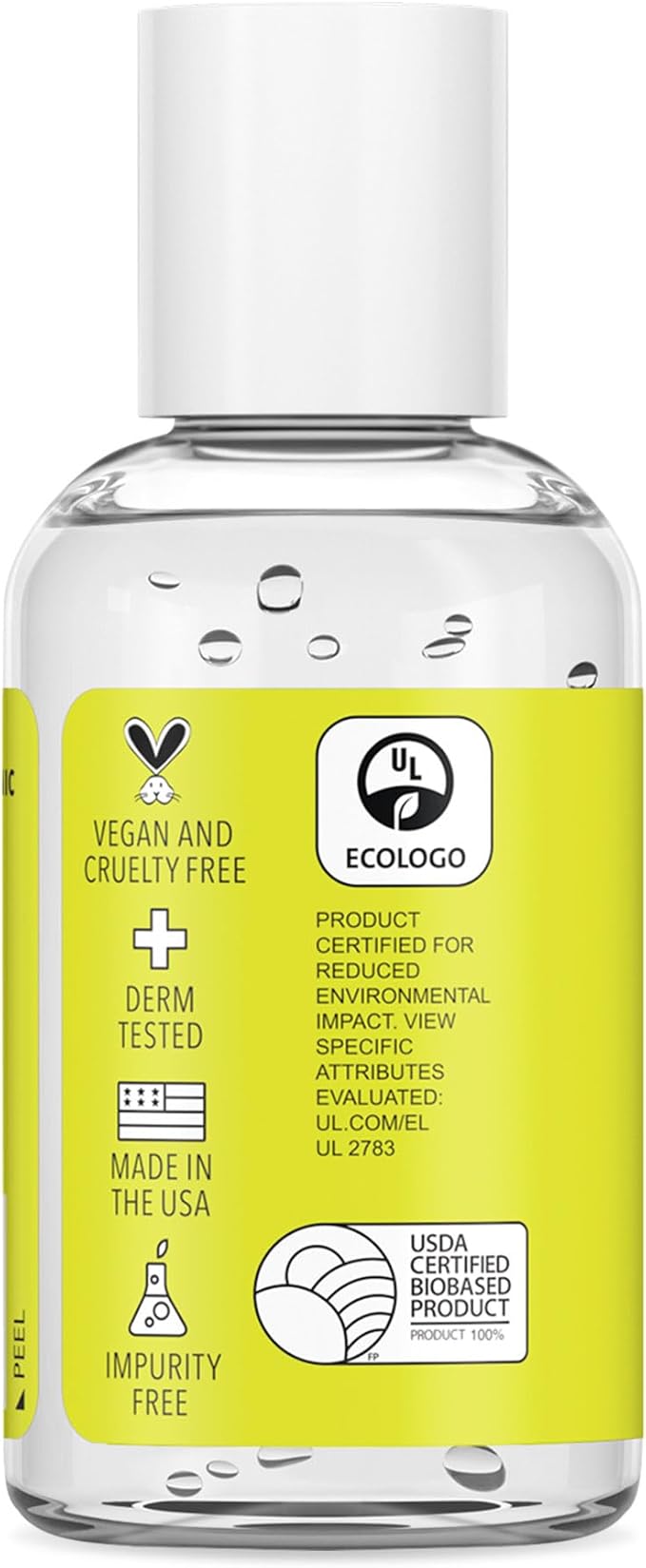 Medical Grade Hand Sanitizer Gel - 97% ORGANIC - 2 FL.OZ. (PACK OF 6)