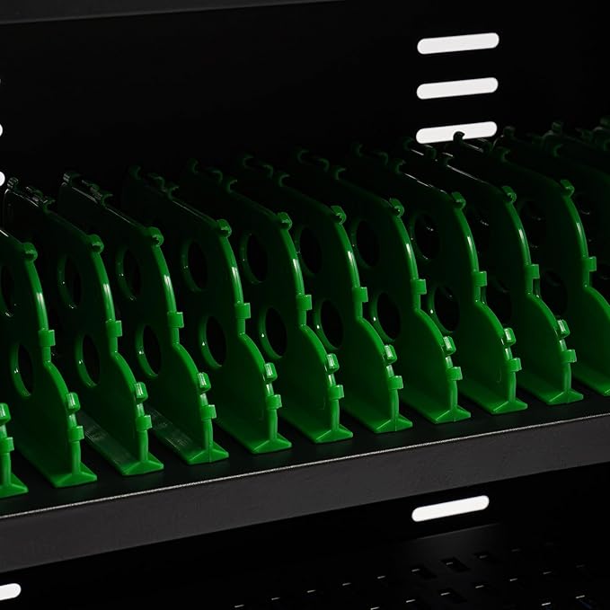 Cell Phone Charging Stations 30 Device Mobile Storage Cart with Wheels & Lock, Rechargeable Mobile Phones Charging Cabinet, Secure Phone Cabinet, for Classroom Office