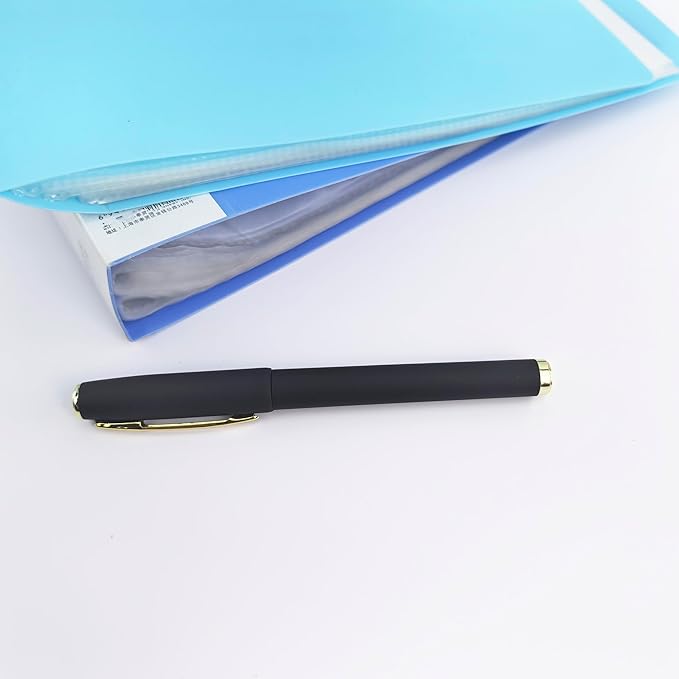 Fengtaiyuan Gel Ink Roller Ball Pens, Black Ink, Extra Fine 0.5mm, Comfortable Grip, Easy Hold, Writting Pens, Smooth, 18 Count (Black-0.5mm-P18SS)