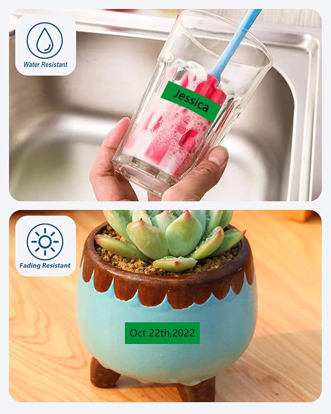 Tze Tz Tape 24mm 0.94 Laminated Green Compatible for Brother P Touch Label Maker Tape TZe-751 TZe751 Label Tape for PT D600 D610 P710BT P910BT, Black on Green, 0.94 Inch x 26.2 Feet, 3-Pack