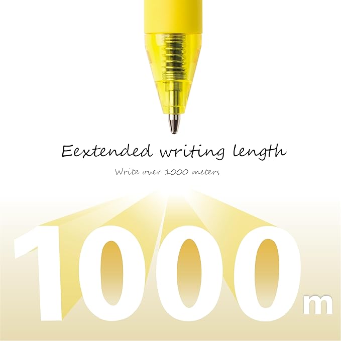 CRYLLIS Pens Bulk, 50Pack Black Pens,Black Ink Ballpoint Pens for Smooth Writing,No Smear,Office Supplies,Back to School Gifts,School Teacher,1.0mm