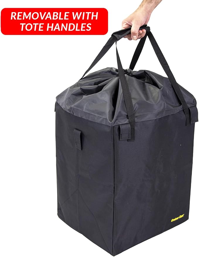 dbest Products Cruiser Cart Deluxe Premium Liner Bag 15. 5" X 17" X 20. 5" (Only Cover, Handcart not Included) Shopping Laundry with Easy Detachable Hook and Loop Attachments.