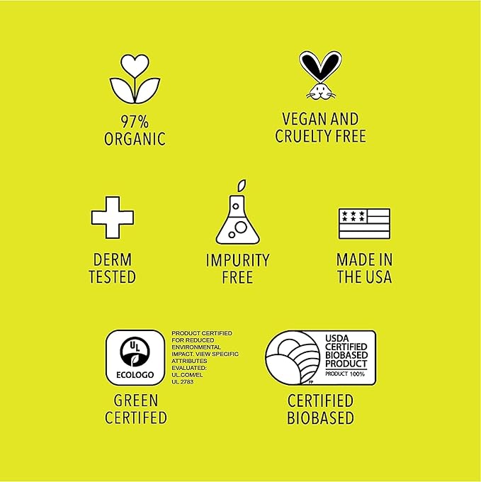 Medical Grade Hand Sanitizer Gel - 97% ORGANIC - 12 FL.OZ. (PACK OF 4)