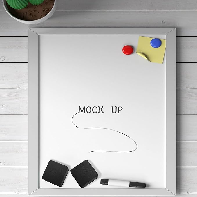 Dry Erase Erasers, 48 Pack Magnetic Whiteboard & Chalkboard Cleansers, Small Magnetic Erasers (Black)