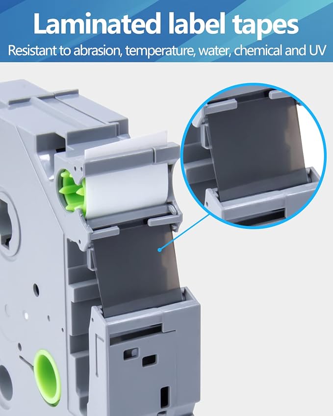 Weemay Compatible 3 Pack TZe-141 Replacement for Brother P-Touch Label Tape 18mm 0.7 Black on Clear 3/4 TZe TZ Tape TZ-141 TZ141 TZe141 for PT-D400AD PT-D610BT PT-D600 PT-D410 Printer, 0.7" x 26.2'