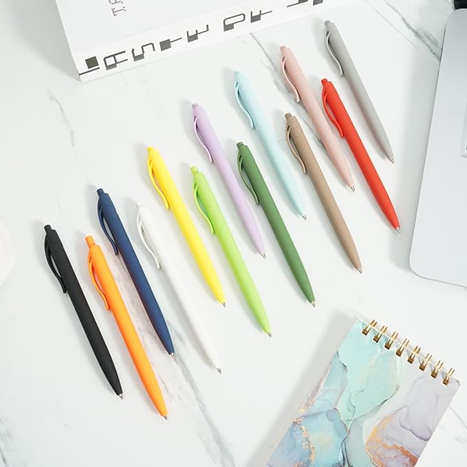 BallPoint Pens, 50 Pack (BLACK Ink),Bulk Pens, Green Barrel,Click Pens for Office Home and School, Retractable Ballpoint Pens, Medium Point, 1.00MM (Green)