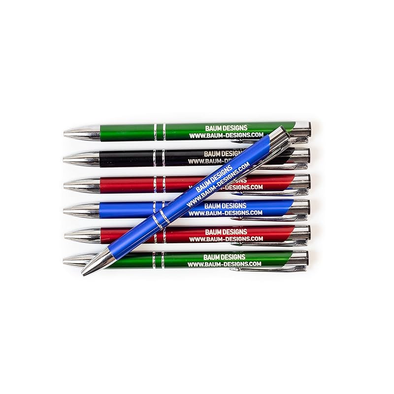 Bulk Personalized Pens Custom Engraved Ballpoint Pens (250 Pens, Mixed)