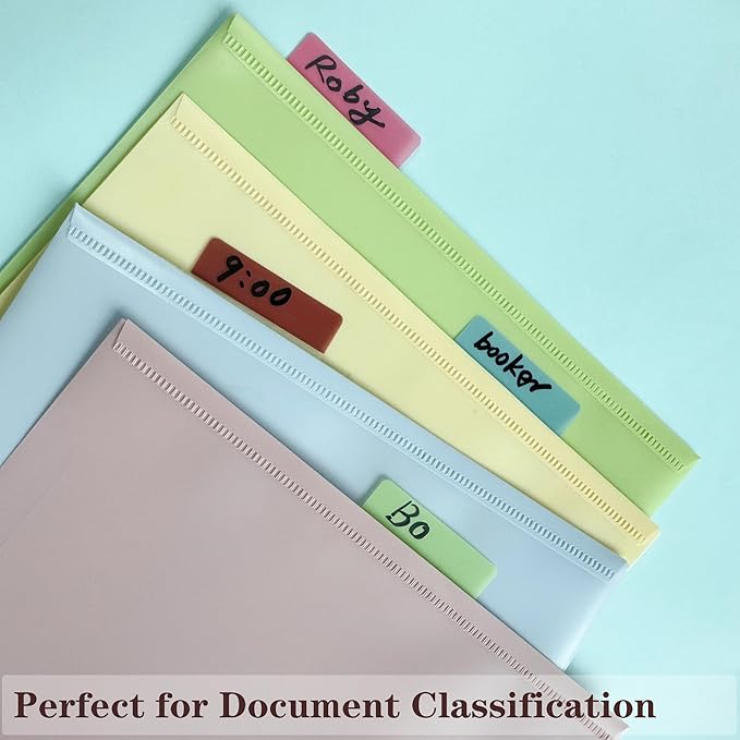 ELII 500 PCS Sticky Tabs 2 Inch Index Tabs,Page Markers File Tabs Self Adhesive, Labels for Pages Notebook