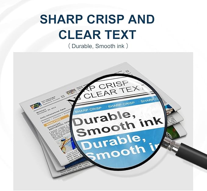 822XL Ink Cartridges Combo Pack Remanufactured Replacement for Epson 822XL Ink Cartridges 822XL Work for Epson WF-3820 Printer WF-4820 WF-4830 WF-4833 WF-3823 WF-4834 (5 Pack)