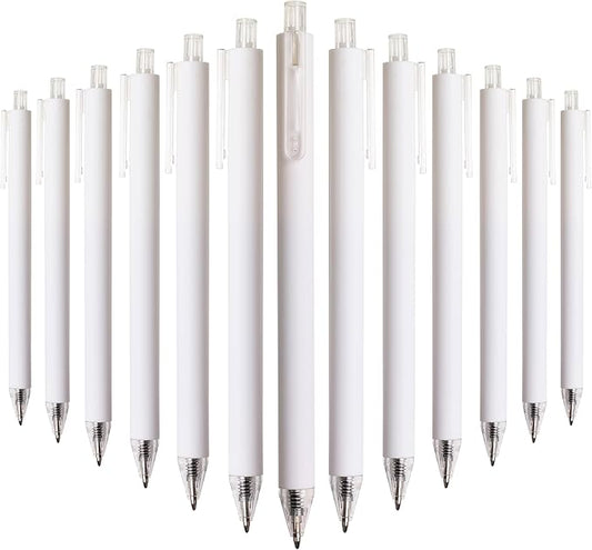 CRYLLIS Pens Bulk, 50Pack Black Pens,Black Ink Ballpoint Pens for Smooth Writing,No Smear,Office Supplies,Back to School Gifts,School Teacher,1.0mm