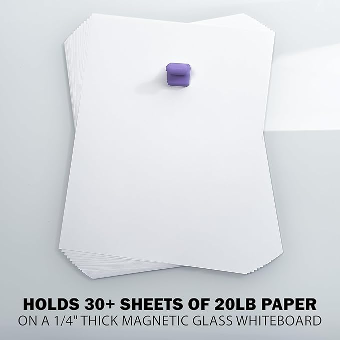 Glassboard Studio MiniPawn Magnet - Strong Neodymium Rare Earth Magnets for Fridge, Whiteboard, Locker & Magnetic Glassboards - Ideal for Crafting & Office Use - Strong Fridge Magnets (Steel Gray, 4)