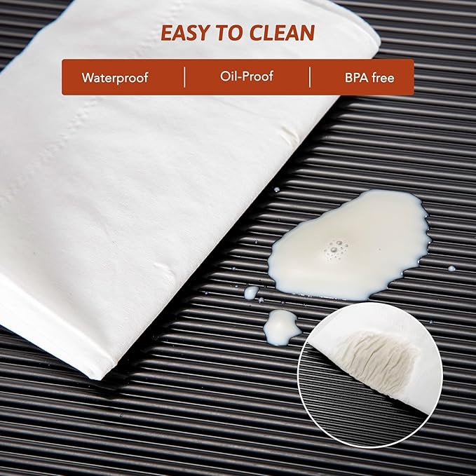 Glotoch Shelf Liner 17.5" x 30 ft. - Non Adhesive Refrigerator, Kitchen, Drawer Liners, Waterproof and Durable Fridge Table Place Mats for Cupboard, Cabinet, Drawer Liner, Black