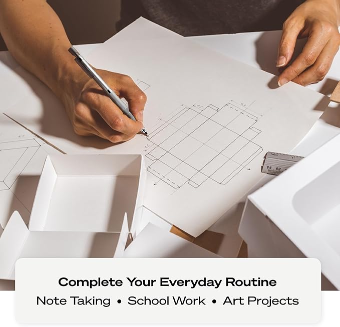 uniball Kuru Toga Elite Mechanical Pencil Starter Kit, 0.5mm, HB #2, Gun Metal Barrel, 1 Pack