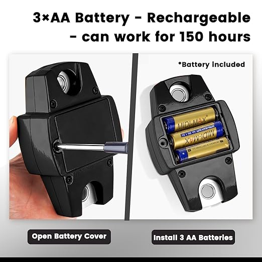 Digital Hanging Scale, 1102lb Crane Scale, 500kg Black Digital Electronic Weighing Scale with LCD Display for Hunting, Outdoor, Bass Fishing, Big Game, Farm