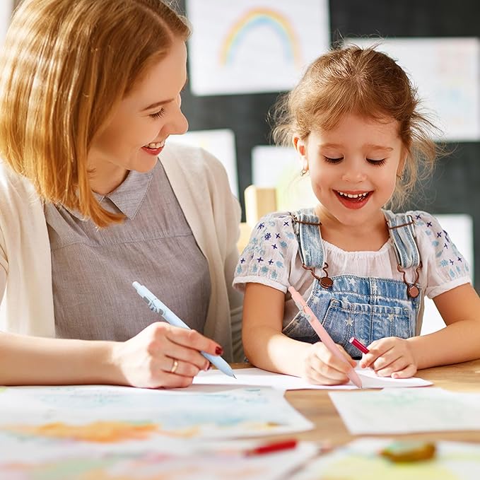 FIOVER Cat Pens,8Pcs 0.5mm Quick Dry Black Ink Fine Point Smooth Writing Pens, High-End Series Ballpoint for Journaling Note Taking, Cat Lover Gifts for Women(8Pcs Cat pen)