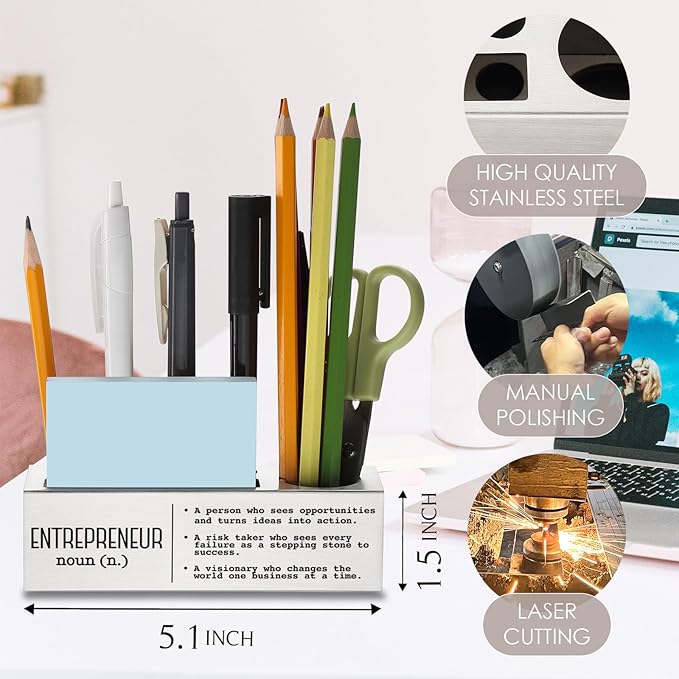 Entrepreneur Definition, Business Owner Entrepreneur Boss Desk Decor Pen Pencil Holders WCC40