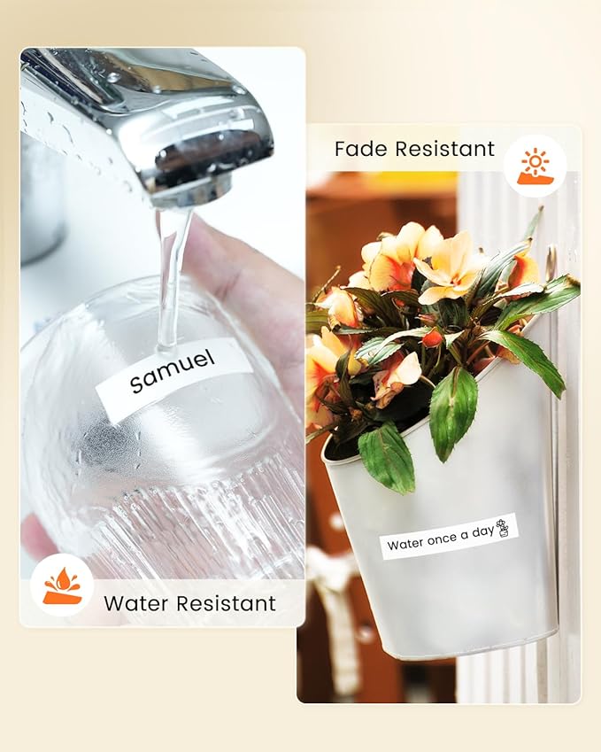 Colorty TZ Tape Compatible with Brother P-Touch Label Tape TZ TZe 12mm 0.47 Laminated White 1/2" Black on White TZe-231 TZE231 for PTH110 D210 D220 D410 D600 1090 1280 1880 2040, 20-Pack