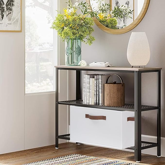 GhvyenntteS 6 Pack Large Fabric Storage Bins with Handles, 15x11x9.6 Inch Storage Baskets for Shelves, Foldable Closet Storage Bins for Shelves, Closet Organizers and Storage Boxes, White