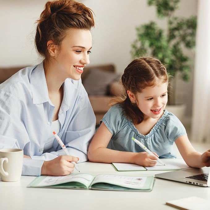 FIOVER Gel Pens, 5pcs 0.5mm Quick Dry Black Ink Fine Point Smooth Writing Pens High-End Series Ballpoint for Office School Supplies, Gifts for Women and Men