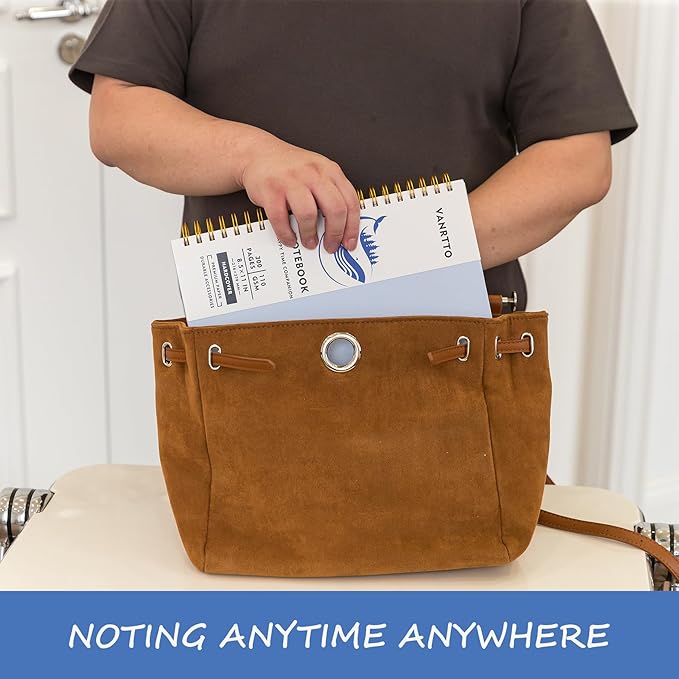 Spiral Notebook, Hardcover 8.5 x 11 IN College Ruled Notebooks, 300 Pages Notebooks for Work and School, 110 GSM Thick Papers Journals for Writing, Office Supplies for Women and Men Blue