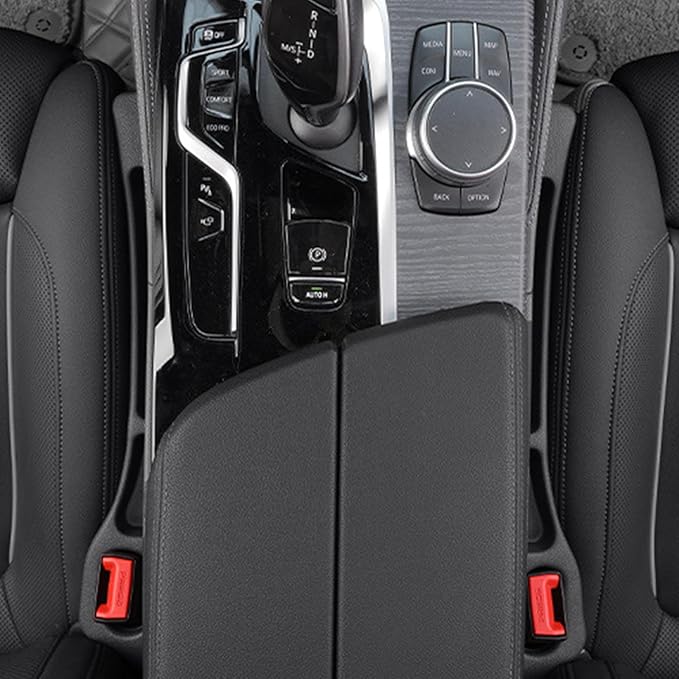2pc Car Seat Gap Filler, Universal Car Seat Slot Organizer, Anti-Drop Car Interior Storage Strip, Fits Most Cars, Trucks & SUVs, Soft & Durable