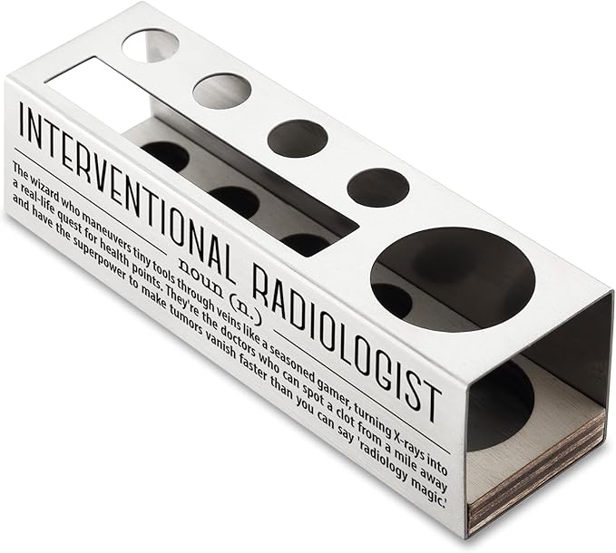 Interventional Radiologist Definition Gifts for Women, Men, Interventional Radiology Office Supplies Desk Decor Pen Pencil Holders WCC42