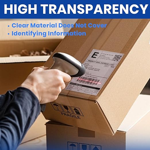 ADHES Packing Tape Shipping Tape Packaging Tape for Moving Boxes, 54.68yard Per Roll 1.88inch Width 2.6Mil Thickness