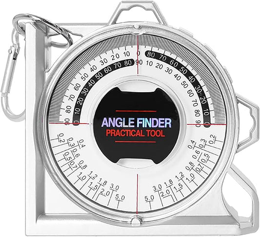 Angle Finder Inclinometer Protractor Magnetic Angle Finder Angle Measuring Tool Tilt Level Meter Slope Locator Angle Measurement Engineering Clinometer Angle Meter Gauge for Household Industrial Use