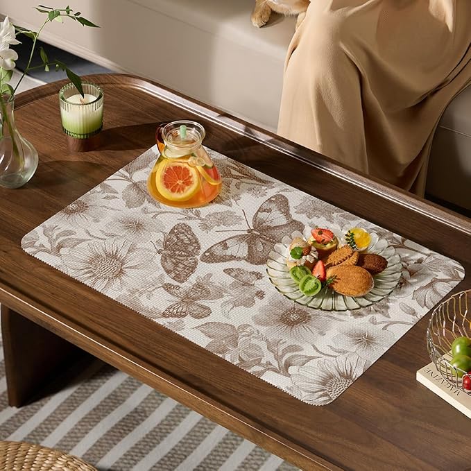 Drawer and Shelf Liner for Kitchen Cabinets,Non-Adhesive Cabinet Liner,Non Slip Waterproof Drawer Liner,Easy to Clean Strong Grip Kitchen Liner for Cupboard,Dresser,Shelves,(12In x 10FT)