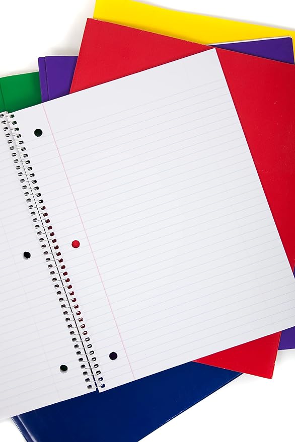 Trail maker Bulk Notebooks 50 Pack - One Subject Notebooks College Ruled Bulk Notebooks for Kids, School, Journaling, Note Taking, Students, or Work