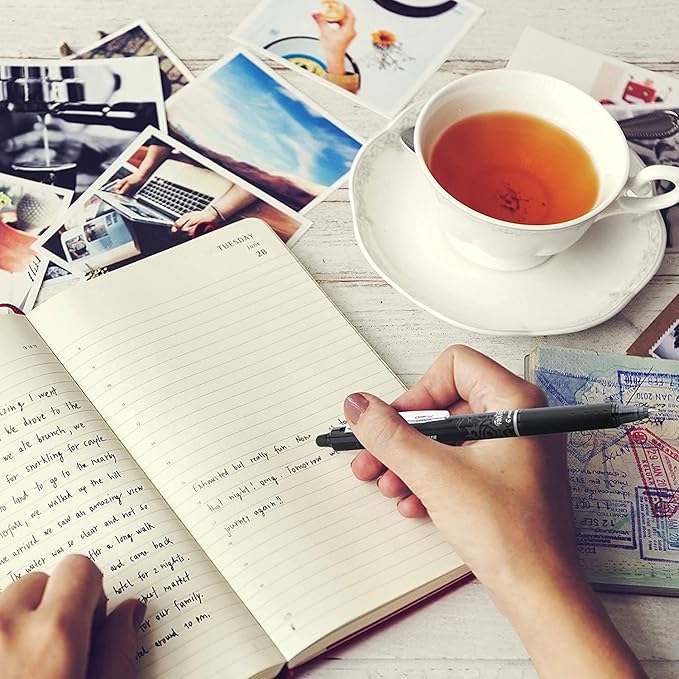 Pilot FriXion Erasable Gel Pens, Fine Point 0.7 mm Erasable Pens, Pack of 10 Assorted Colors