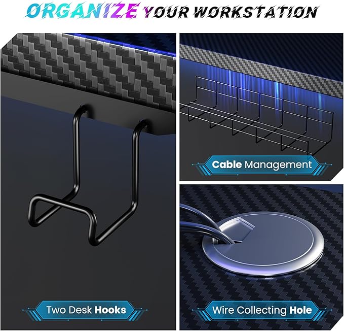 SIAGO Electric Standing Desk Adjustable - 48 x 24 Inch Sit Stand up Desk with Cable Management - 3 Memory Preset Adjustable Height Table