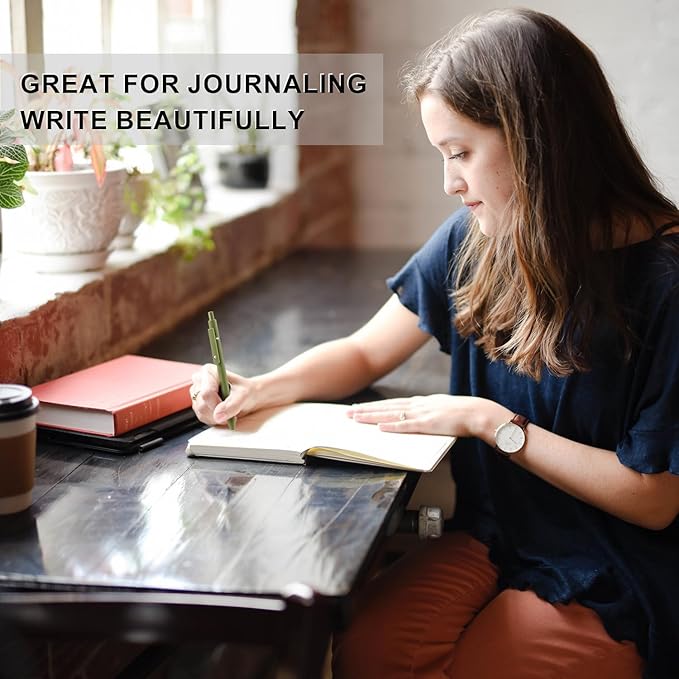 LINFANC Gel Pens, 12 Pcs 0.5mm Quick Dry Black Ink Pens Fine Point Smooth Writing Pens for Journaling Aesthetic Pens Retractable Gel Pens School Supplies Black Pens Gel Ink Pen Office Supplies