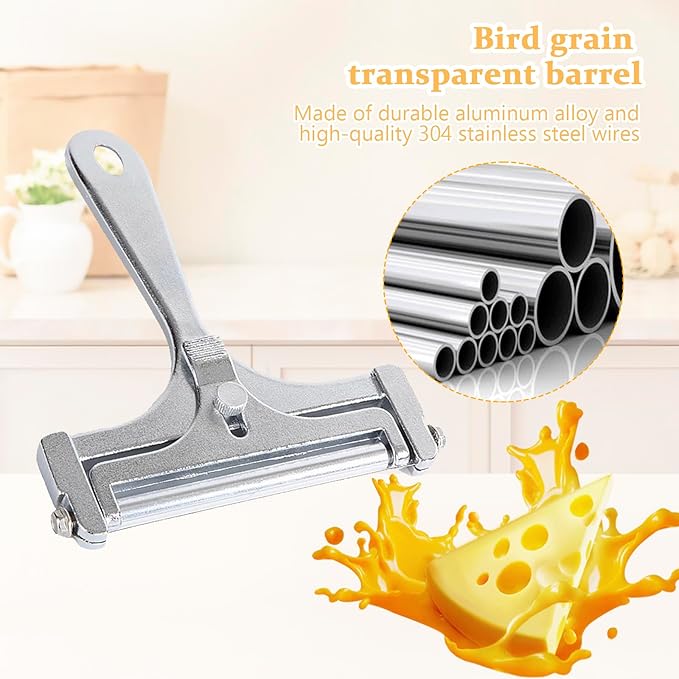 Cheese Container for Refrigerator,Shredded Cheese Container with Bamboo Lid,Ceramic Cream Block Sliced Cheeses Storage Box,Grated,Cheddar Cheeses Saver for Fridge,Kitchen Organizer