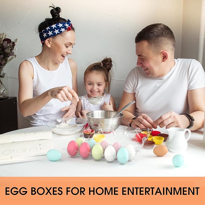 Egg Cartons Cheap Bulk, 60 Pack Egg Cartons Reusable 10 Count, Clear Plastic Wholesale Holder for Packaging, Chicken Container Holders for Family Farm Business Market Display Storage