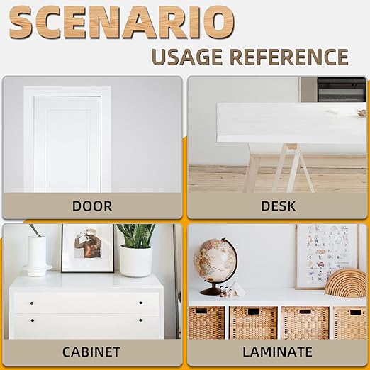 GSCIT Club White Edge Banding, 1 inch x 100ft Melamine Edge Banding with Hot Melt Adhesive Preglued Cabinet Edge Banding Flexible White Veneer Edging