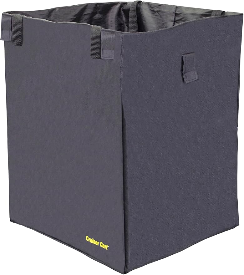 dbest Products Cruiser Cart Deluxe Premium Liner Bag 15. 5" X 17" X 20. 5" (Only Cover, Handcart not Included) Shopping Laundry with Easy Detachable Hook and Loop Attachments.