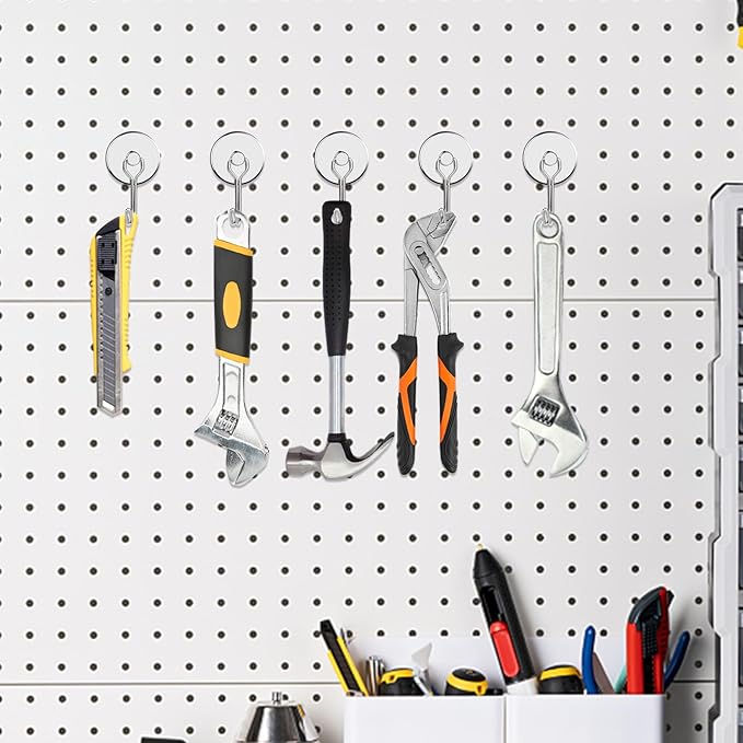 MIKEDE Magnetic Hooks Heavy Duty, 120LB Swivel Swing Strong Magnetic Hooks Cruise,Neodymium Hook Magnets for Home, Kitchen, Workplace, Metal Door, Office and Garage - Pack of 4